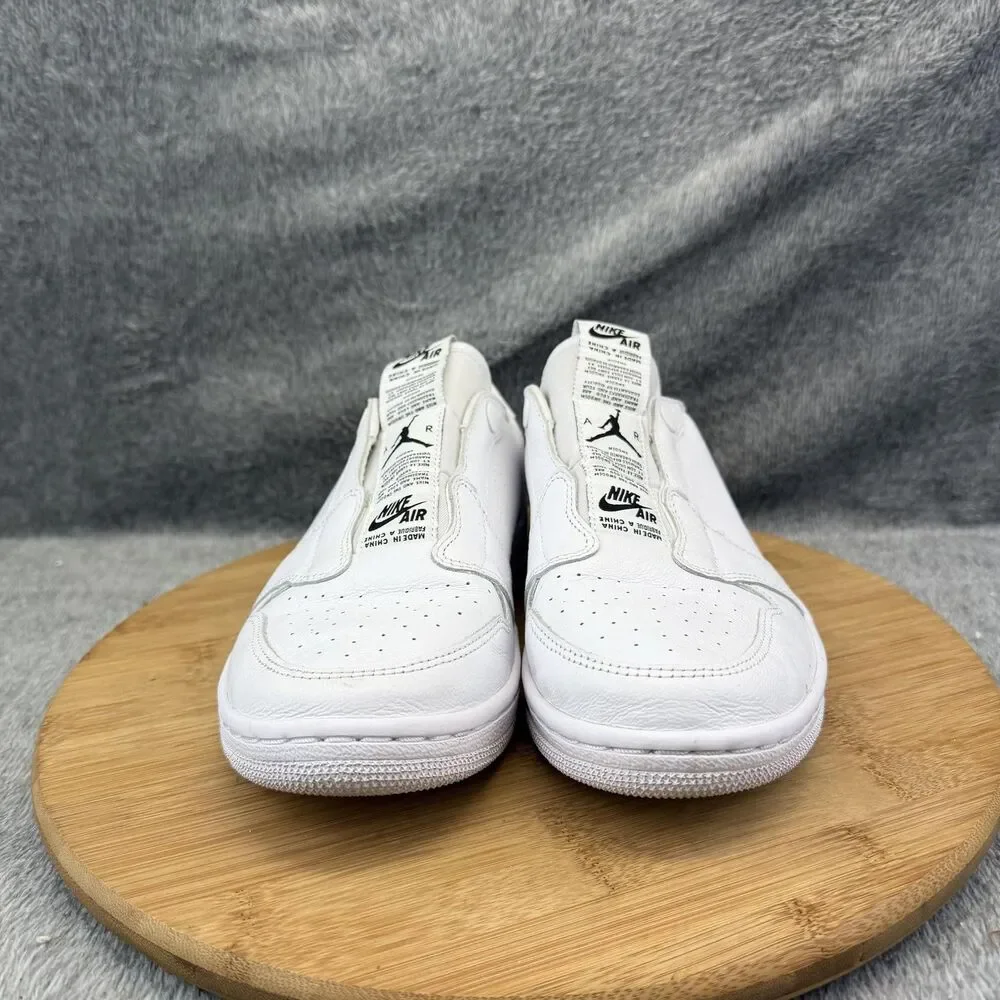 Nike Air Jordan 1 Low Slip Shoes Womens Size 8.5 White Sneakers AV3918-100